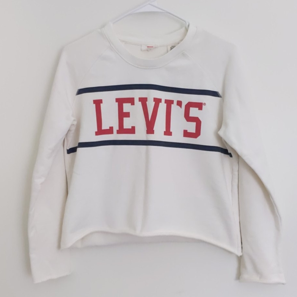 LEVI'S cropped sweatshirt M